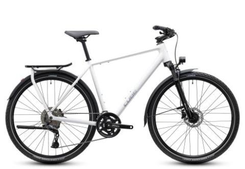 Cube Kathmandu Pro 2027 | metallicwhite´n´chrome | 50 cm | Trekkingräder