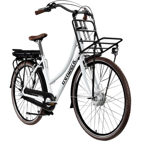 Tretwerk Sophia E Bike Damen Herren 28 Zoll Pedelec 3 Gang Elektrofahrrad mit 536 Wh Elektro…