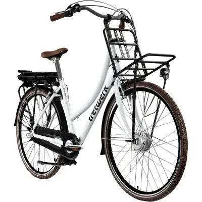 Tretwerk Sophia E Bike Damen Herren 28 Zoll Pedelec 3 Gang Elektrofahrrad mit 536 Wh Elektro…
