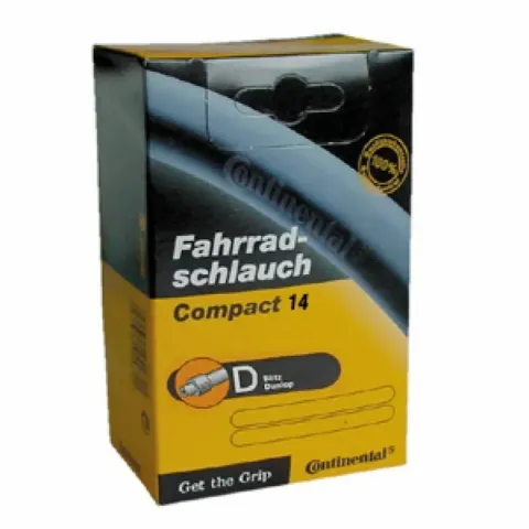 Fahrradschlauch Ventil dunlop Continental Compact 14x1 1/4-1,75