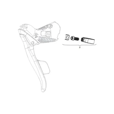 Schalthebel Sram Eb Force/Red E-Tap Axs Paire
