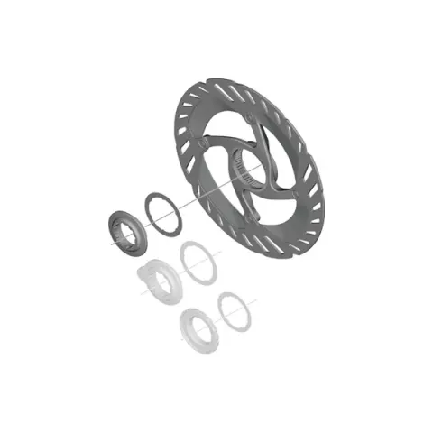 Bremsscheibe mit Sperrring Innenverzahnung Shimano RT-CL800 Center Lock Ice Technoligies Freeza