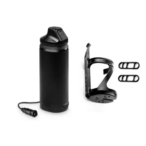 Externer Akku vom Typ Trinkflasche + Halterung und 2 Silikonbänder Mahle X35+