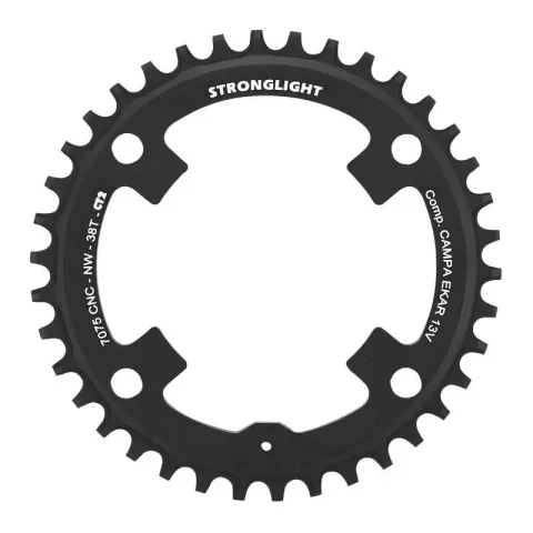 Tablett gravel 4 branches Stronglight Campagnolo Ekar Ct2 38Dts Mono 13V.