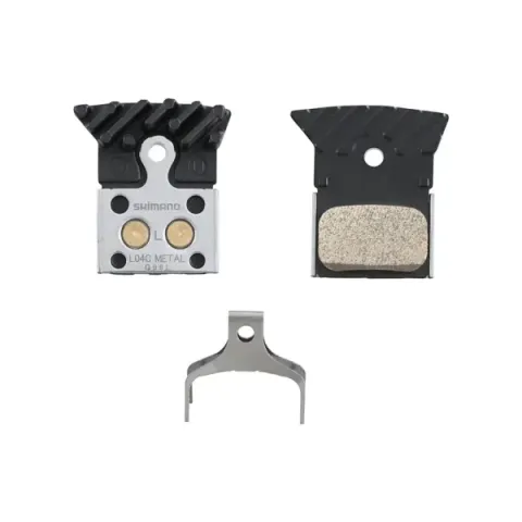 Metallischer Bremsbelagsatz mit Kühlrippen Shimano L04C