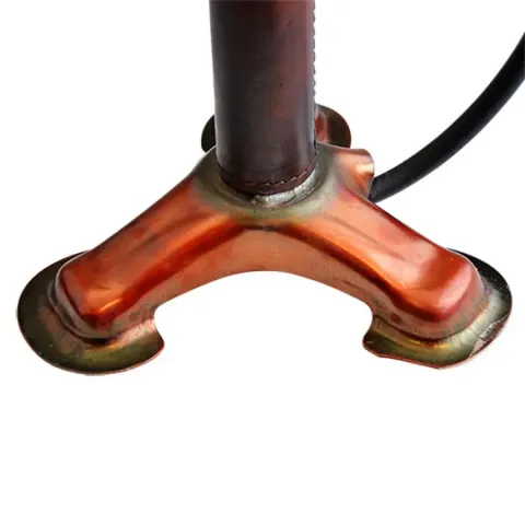 Fußpumpe aus echtem Leder Selle Montegrappa Charleston made in Italy