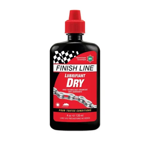 Wird mit 12 Schmiermitteln geliefert Finish Line DRY 4oz