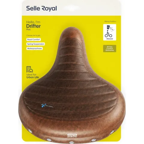 Sattel mit Gel und Doppelfeder Selle Royal Drifter Plus
