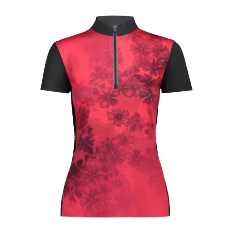Damen-T-Shirt mit floralem Grafikmuster CMP