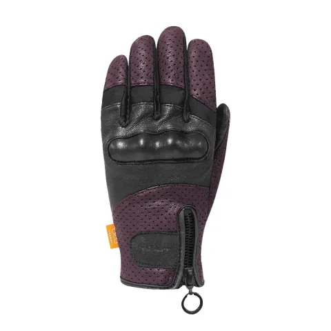 Leder Motorrad-Handschuhe für den Sommer Racer femme Bella3 D3O