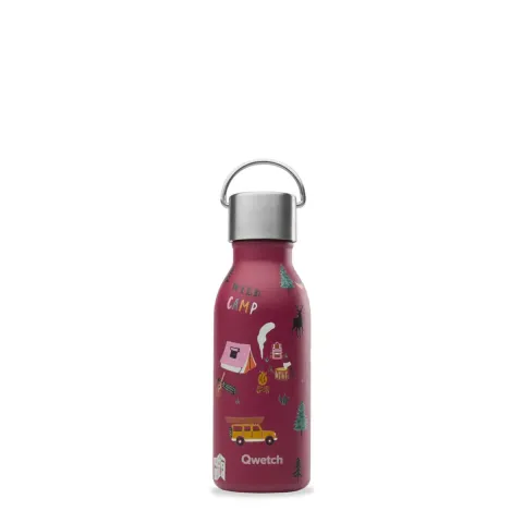 Isotherme Flasche inox yosemite enfant Qwetch Inox