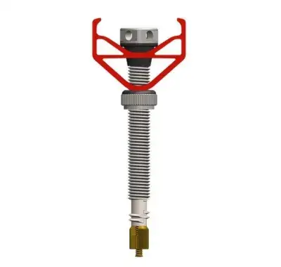 MaXalami FiveWay Tubeless Ventil silberSV 40mm 2er Set