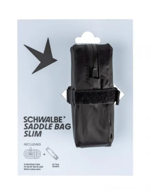 Schwalbe AEROTHAN Satteltasche Roadbike (inkl. SV16E 28/35-622) ROT - Pannenset für Rennrad
