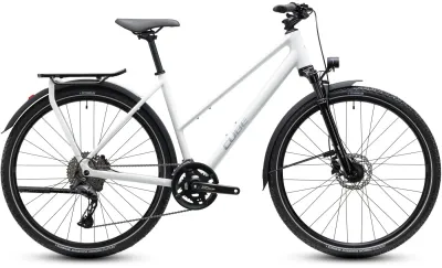 Cube Kathmandu Pro - 28 Zoll 20K Trapez - metallicwhite´n´chrome