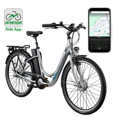 Zündapp Green 2.7 E Bike Damen Pedelec 3 Gang Shimano Schaltung retro 26 Zoll Damenfahrrad…