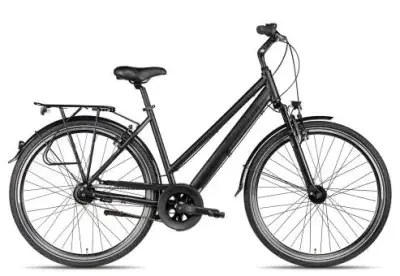Adler Verona Nexus 8 Trapez | silkblack matt | 55 cm | Cityräder