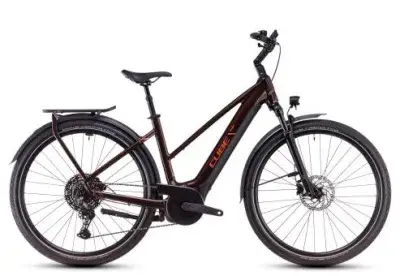 Cube Touring Hybrid PRO 625 Trapez 2025 | cinnamon´n´orange | 46 cm | E-Trekkingräder