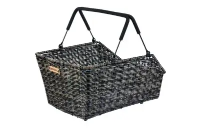 BASIL Cento Rattan Look Gepäckträgerkorb mit MIK