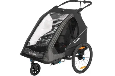 Cube Kinder Fahrradanhänger Double Pure