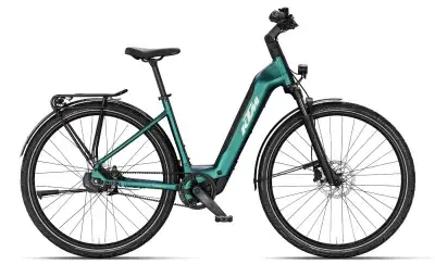 KTM Macina Superbelt SX 10 Di2 - 28 Zoll 400Wh 8N Di2 Wave - green purple flip matt