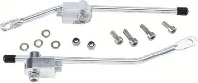 Pletscher Gepäckträgerbefestigung 66/133 mm - verstellbare Aluminium-Halterung für Rahmenösen Ø 7…