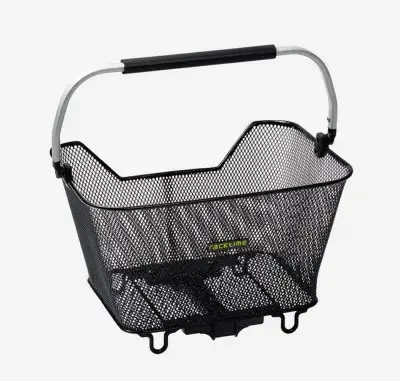 Retoure: Racktime Fahrradkorb Bask-it Deluxe 2.0 45x30x33 cm - Großer Gepäckträgerkorb für Einkauf…