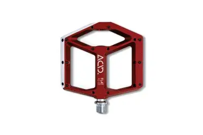 Acid Flat A40 Fahrrad Pedale rot