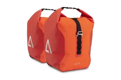 Acid Travlr Pro 20/2 Fahrrad Gepäckträgertasche Set rot