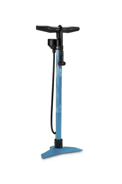 Acid Race Floor Fahrrad Standpumpe blau