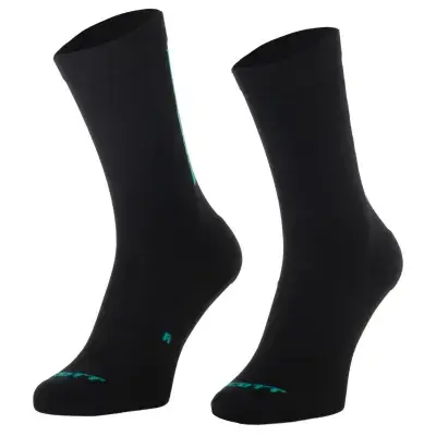 Scott Block Stripe Crew Fahrradsocken schwarz/blau 2026