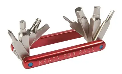 RFR Multi Tool 8 Fahrrad Mini Werkzeug rot