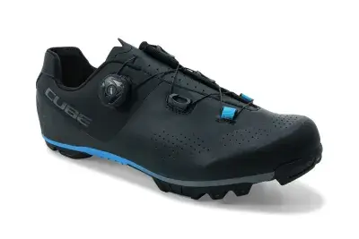 Cube Peak Pro MTB Fahrrad Schuhe schwarz/blau 2027 - Größe: 42