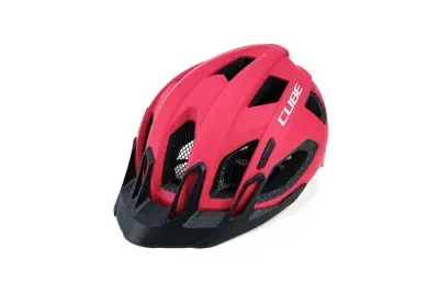 Cube Quest MTB Fahrrad Helm matt coral rot 2027 - Größe: M (52-57 cm)
