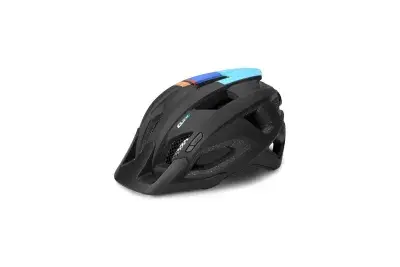 Cube Pathos Teamline MTB Fahrrad Helm schwarz/blau 2027 - Größe: M (52-57cm)