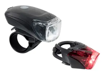 RFR Tour 35 USB Fahrrad Beleuchtungsset schwarz