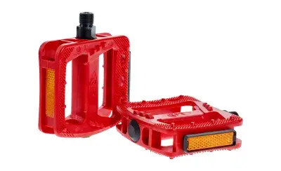 RFR Flat HQP Cmpt Fahrrad Pedale rot