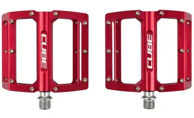 Cube All Mountain Flat Fahrrad Pedal rot