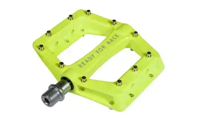 RFR Flat Race Fahrrad Pedale neon gelb