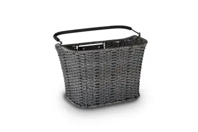 RFR Klick & Go Rattan 20 Fahrrad Lenker Korb schwarz