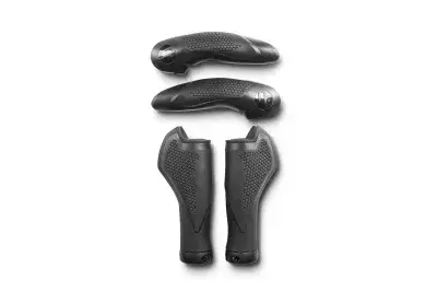 Cube Natural Fit Comfort Bar Ends Large Fahrrad Griffe schwarz - Größe: L