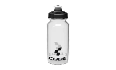 Cube Icon Fahrrad Trinkflasche 0.5 Liter transparent