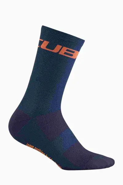 Cube Blackline High Cut Fahrrad Socken orange 2027 - Größe: 36-39