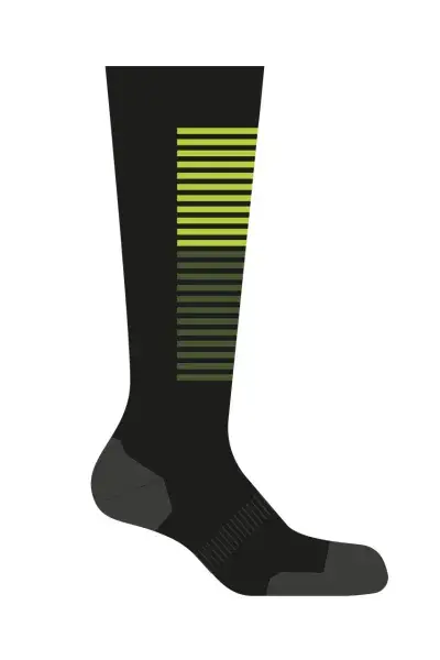 Cube Extra High Cut Fahrrad Socken grau 2027 - Größe: 44-47