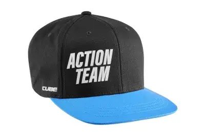 Cube Freeride X Actionteam Cap / Mütze schwarz/blau