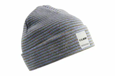 Cube Beanie / Mütze blau