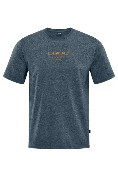 Cube Advanced Freizeit T-Shirt grau 2027 - Größe: XXL (56/58)