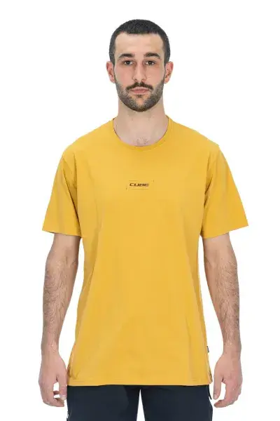 Cube Organic Hot Dog Freizeit T-Shirt gelb 2023 - Größe: S (44/46)