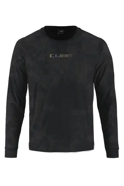 Cube Vertex Flow Fahrrad Trikot lang schwarz 2026 - Größe: XXL (56/58)