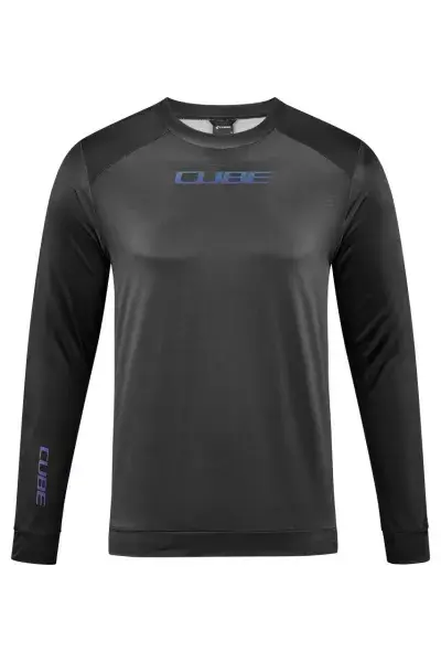 Cube ATX Fahrrad Trikot lang schwarz 2027 - Größe: XL (54/56)