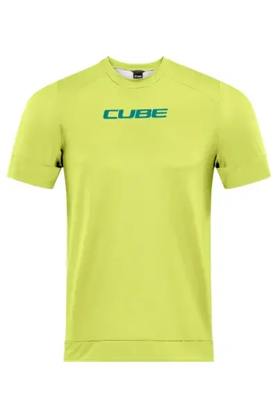 Cube ATX Fahrrad Trikot kurz gelb 2027 - Größe: M (46/48)